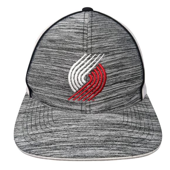 Pacific Headwear Snapback Trucker Hat Gray One Size Mesh Back Logo - Picture 1 of 10